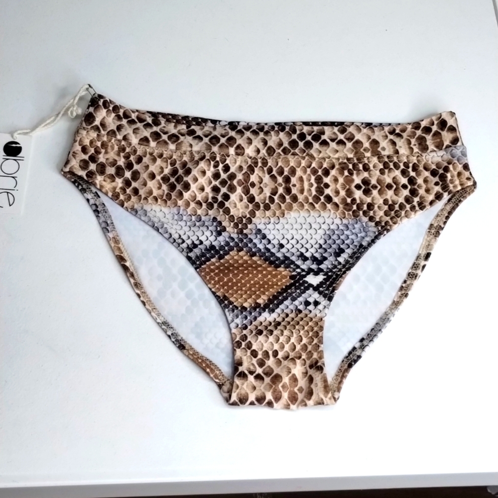 dbrie bikini bottoms M snake print